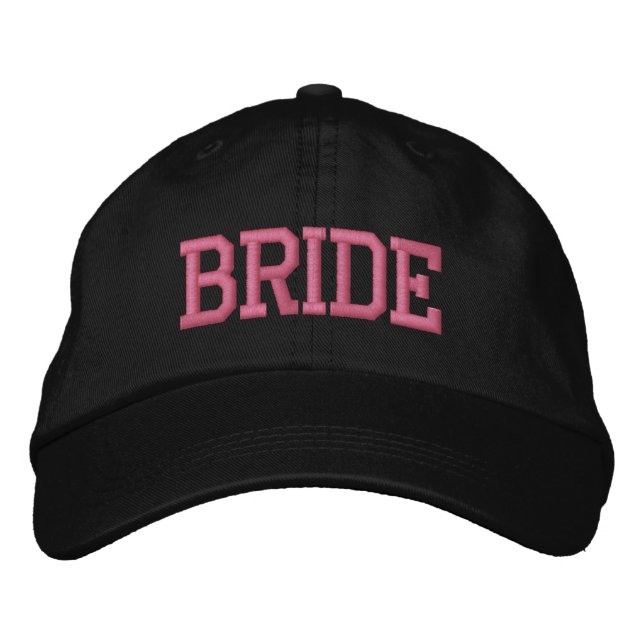 BRIDE, wedding, groom, bridesmaid, maid of honour Embroidered Hat (Front)