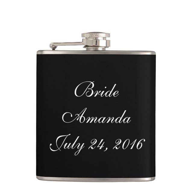 Bride | Wedding Hip Flask (Front)