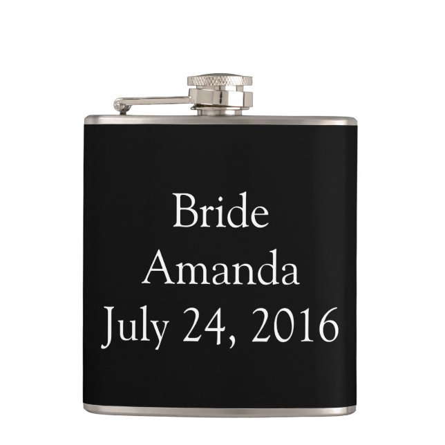 Bride | Wedding Hip Flask (Front)