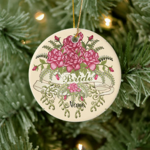 Bride wedding ornament