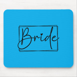 Bride Wedding Party Bachelorette Bridal Matching Mouse Mat