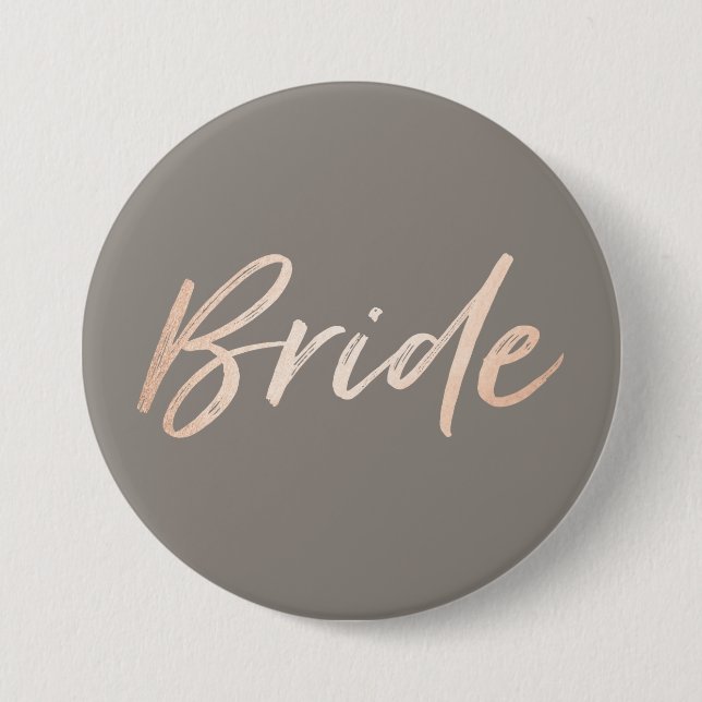 Bride Wedding Rehearsal 7.5 Cm Round Badge (Front)