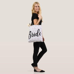 Bride Wedding Ring Pattern Tote Bag