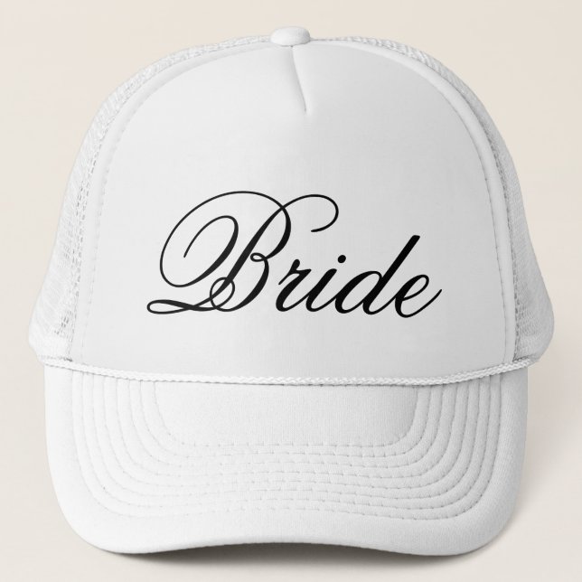 Bride Wedding Trucker's Hat (Front)