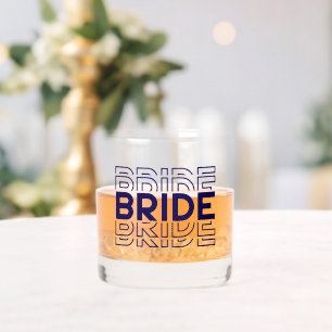 Bride  whiskey glass
