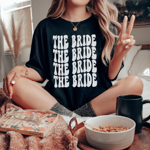 Bride White Customised Matching Bridal Party T-Shirt