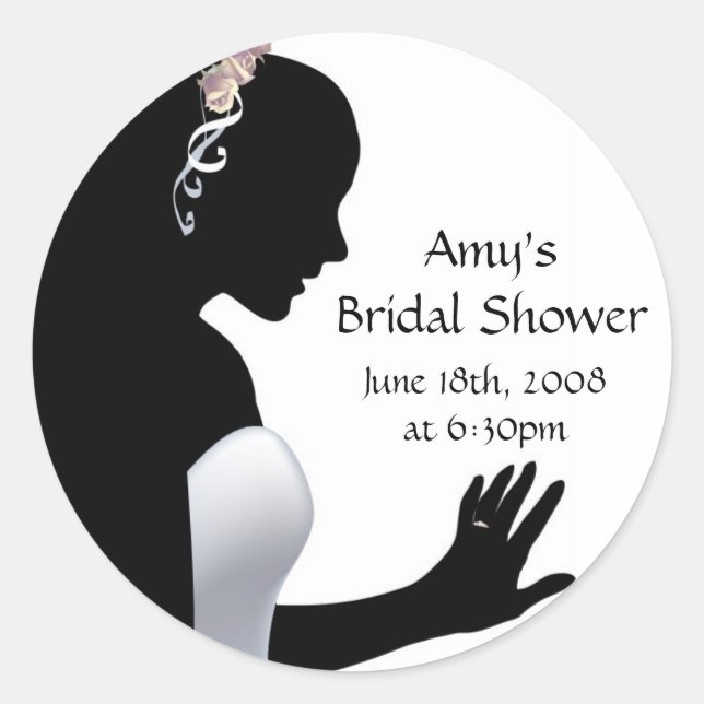 Bride with Ring Stickers (Front)