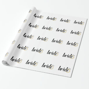 Bride with Ring Wrapping Paper