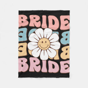 Bride Women Shirts Bride Bridal Bachelorette Party Fleece Blanket