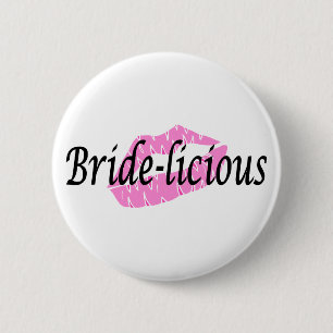 Bridelicious 6 Cm Round Badge