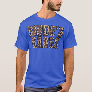 Brides Babes Leopard Bridal Bachelorette Party Mat T-Shirt