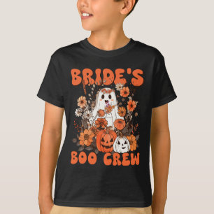 Bride's Boo Crew Floral Ghost Chelorette Wedding H T-Shirt