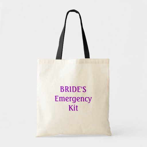 Image of Bride's emergency kit bag