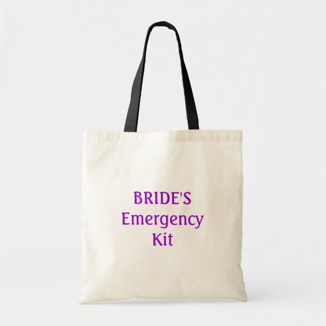 Bride's emergency kit bag (Front)
