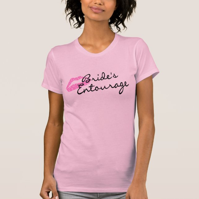 Brides Entourage Lips T-Shirt (Front)