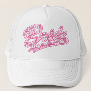Bride's Hawaiian Flower Trucker Hat
