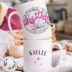 Bride's Last Disco Bachelorette Party Gift Mug