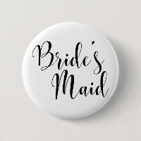 Bride's Maid Modern Black Script Typography (30)