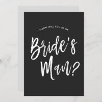 Bride's Man Request | Black Script Customisable