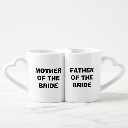 Bride's Mother/Father Nesting Mug Set