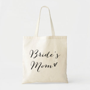 Bride's Mum   Black Modern Calligraphy Bag