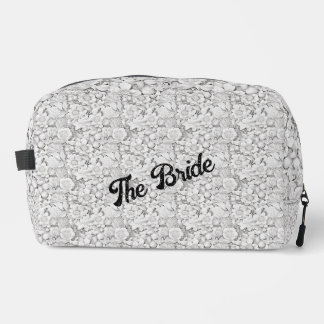 Brides personalizable Floral Dopp Kit