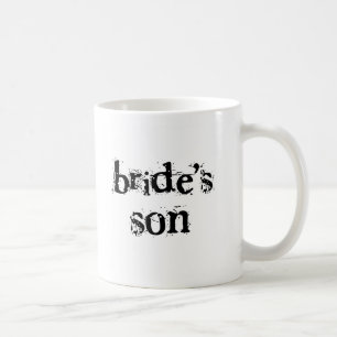 Bride's Son Black Text Coffee Mug