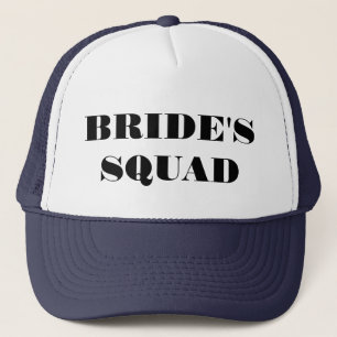 Bride's Squad Bachelorette Party Hatt Trucker Hat