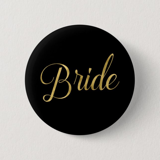 Bride's Squad Matching Bride Pin (Front)
