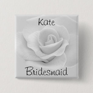 Bridesmaid 15 Cm Square Badge