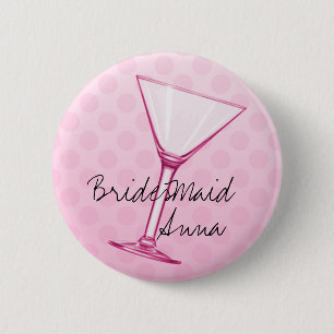BridesMaid 6 Cm Round Badge