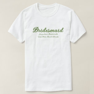 Bridesmaid Bachelorette Party Matching T-Shirt