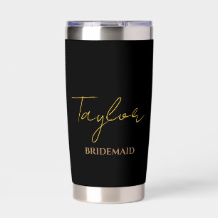 Bridesmaid,Bachelorette Party Wedding Name Custom  Insulated Tumbler