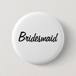 Bridesmaid Badge