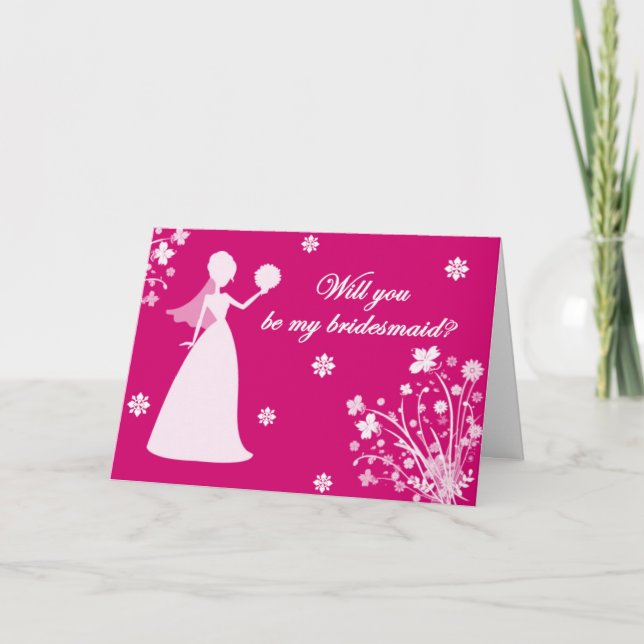 Bridesmaid Card (Front)