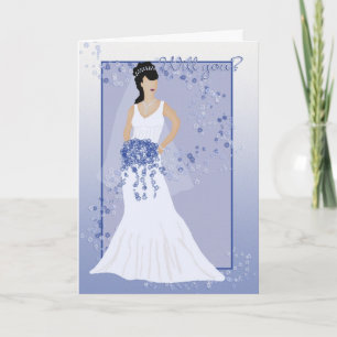 Bridesmaid Card will you be my bridesmaid with wed