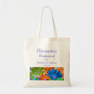 "Bridesmaid" - Crazy Daisies Tote Bag