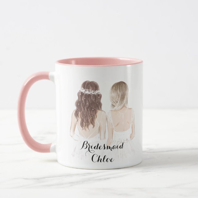 bridesmaid custom mug (Left)