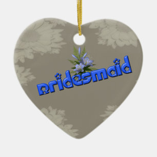 Bridesmaid Customisable Wedding Ornament