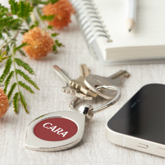 BRIDESMAID CUSTOMIZED NAME & TEXT SIMPLE STYLISH KEY RING