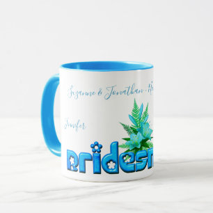 Bridesmaid Cute Personalised Wedding  Mug
