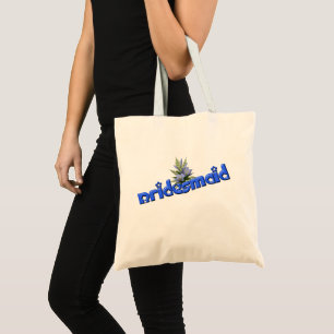 Bridesmaid Cute Wedding Bridal Party Tote Bag