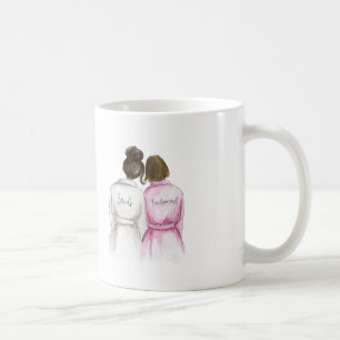 Bridesmaid? Dark Br Bun Bride Br Bob Maid Coffee Mug