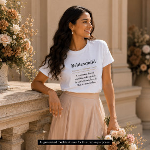 Bridesmaid Definition T-Shirt