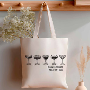 Bridesmaid Espresso Martini Bachelorette Tote Bag
