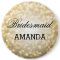 Bridesmaid Favour Gold Glitter Lights
