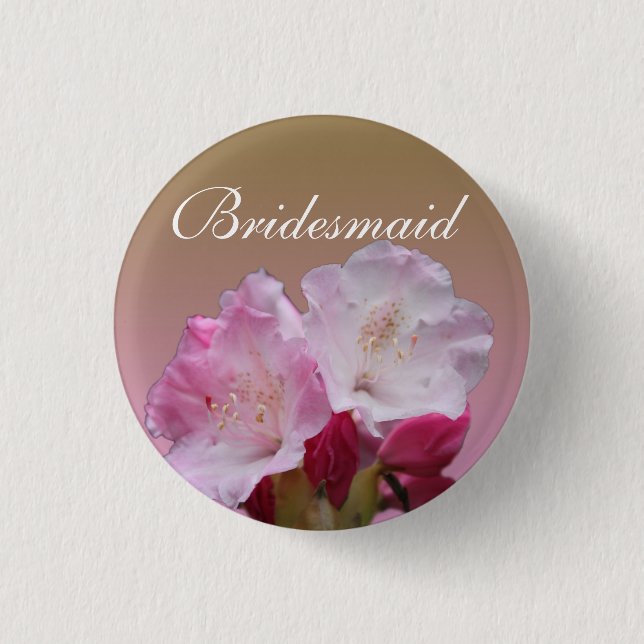 bridesmaid flower button (Front)