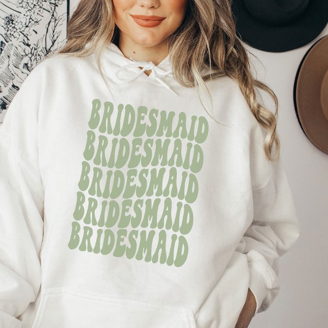 Bridesmaid Gift Custom Bachelorette Bridal Party Hoodie (Creator Uploaded)