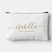 Bridesmaid Gift Gold Name