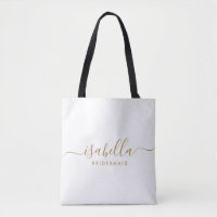 Bridesmaid Gift Gold Name